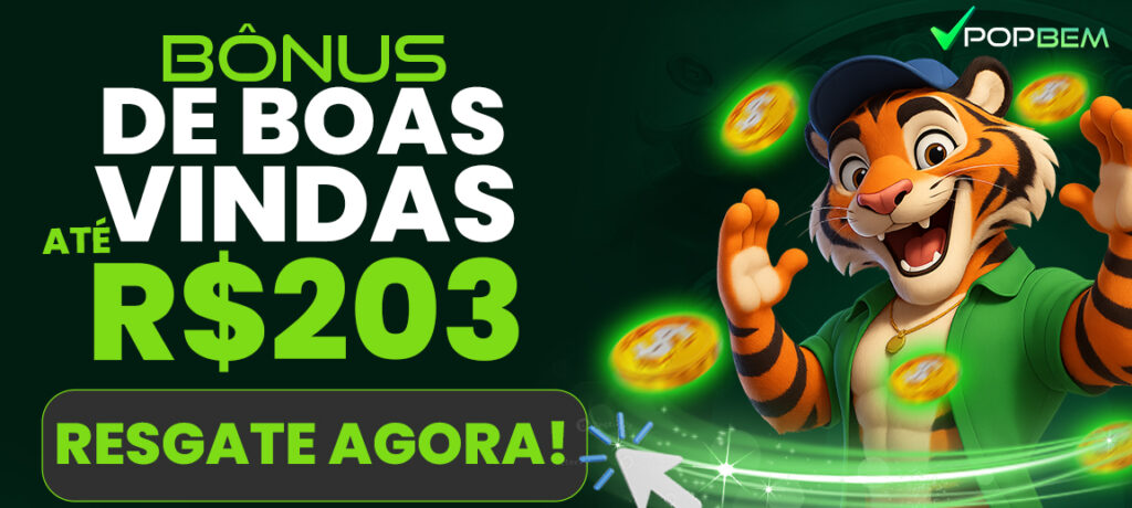 bônus de boas-vindas popbra